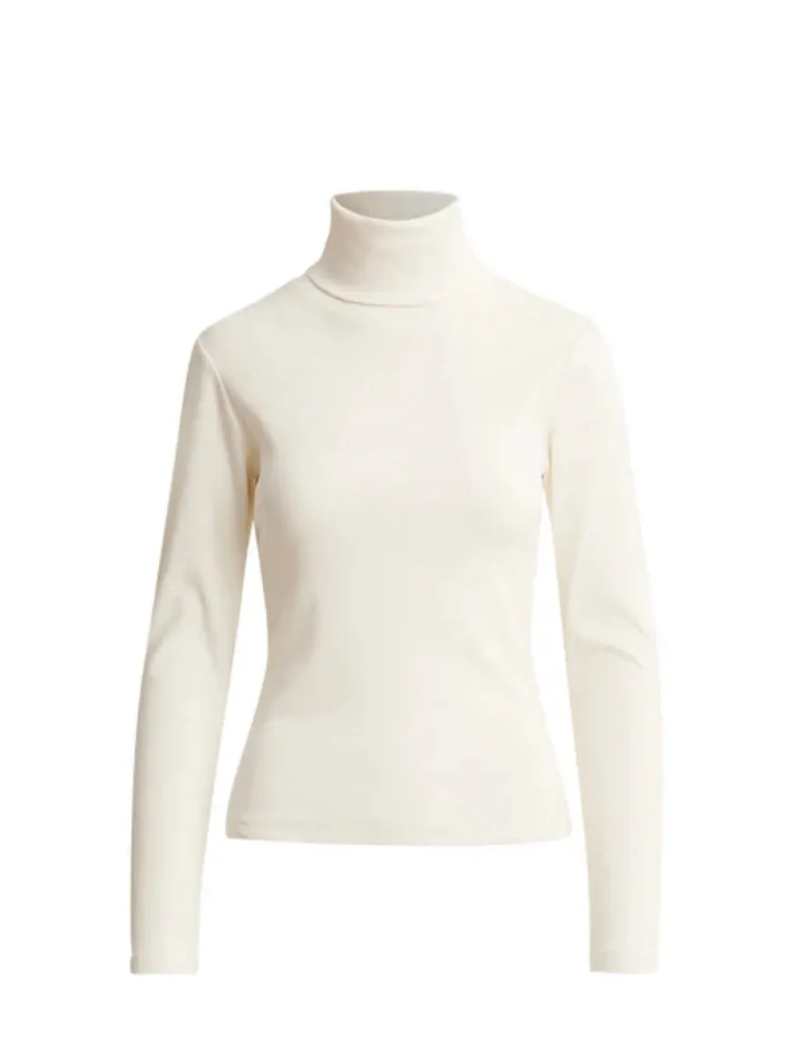 CAMILLA PIHL PETRA RIB TURTLENECK ECRU