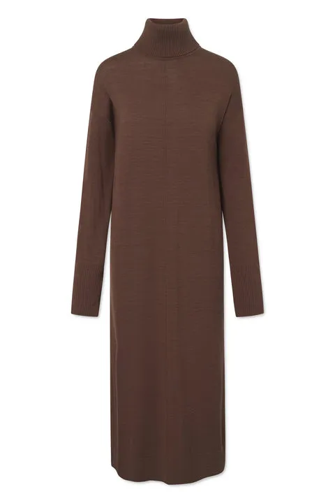 KATJA MERINO KNIT - BROWN